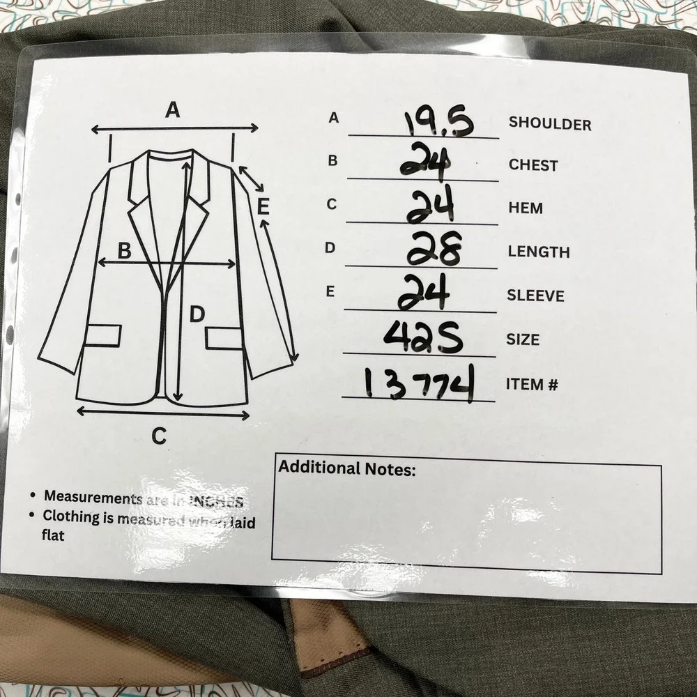 Caravelli Collezione Mens Blazer 42S Gray Two Button‎ Sport Coat Heritage Office